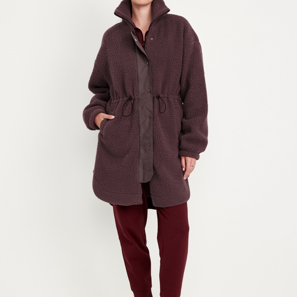 Old Navy Women's Chocolate Teddy Jacket